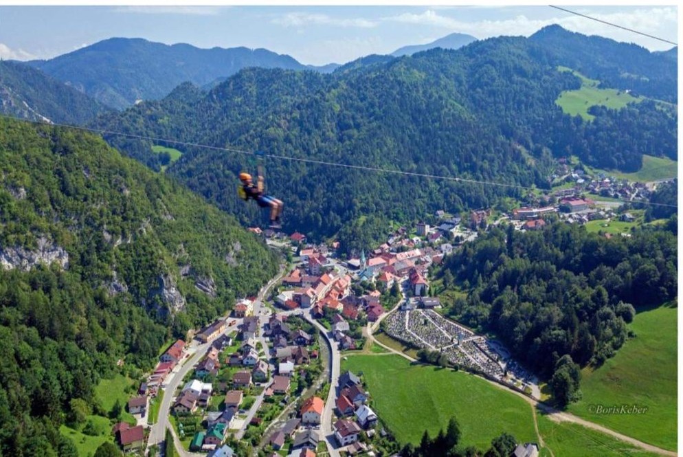 Zipline in ferate